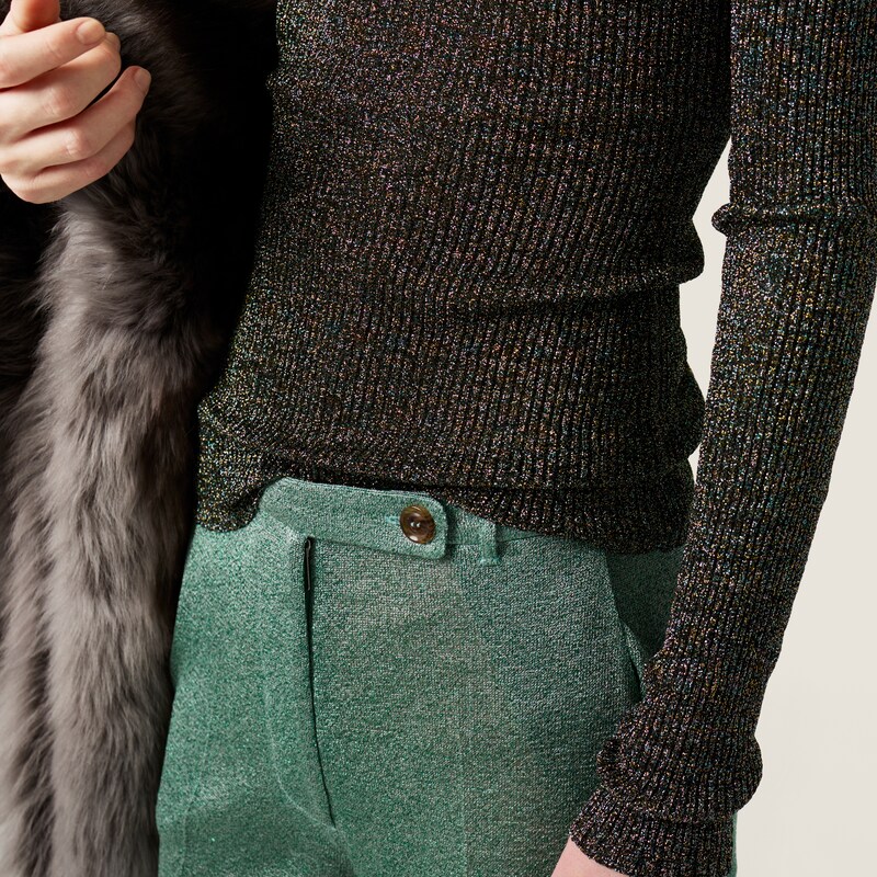 ルレックス Vネック スウェットシャツ