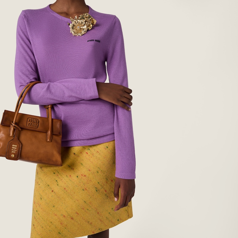 カシミアxシルク クルーネック セーター