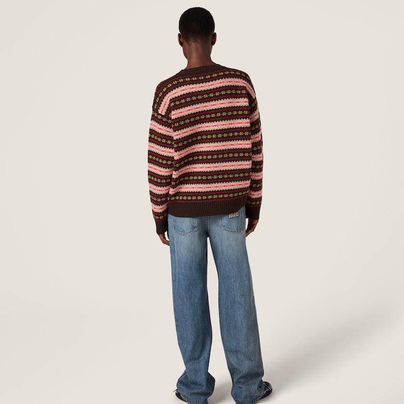 Wool crew-neck sweater