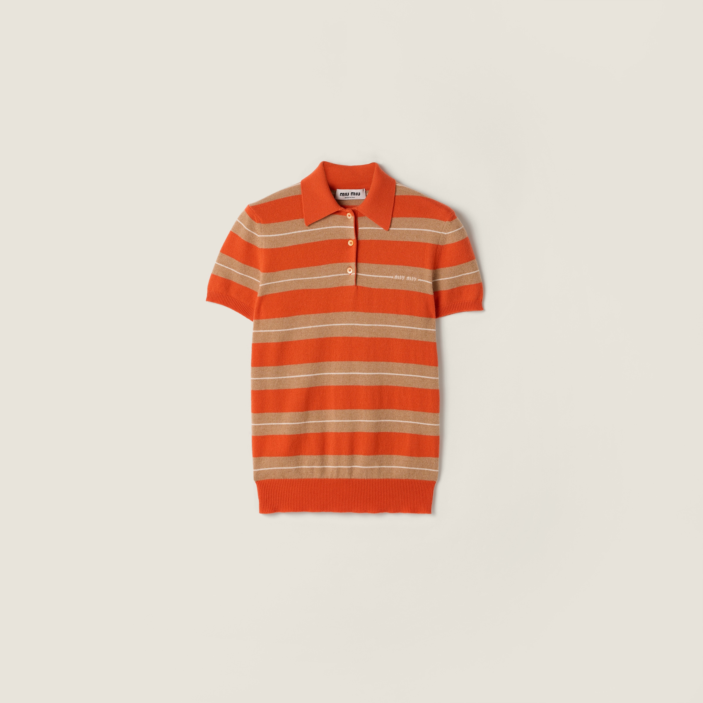 Cashmere polo shirt