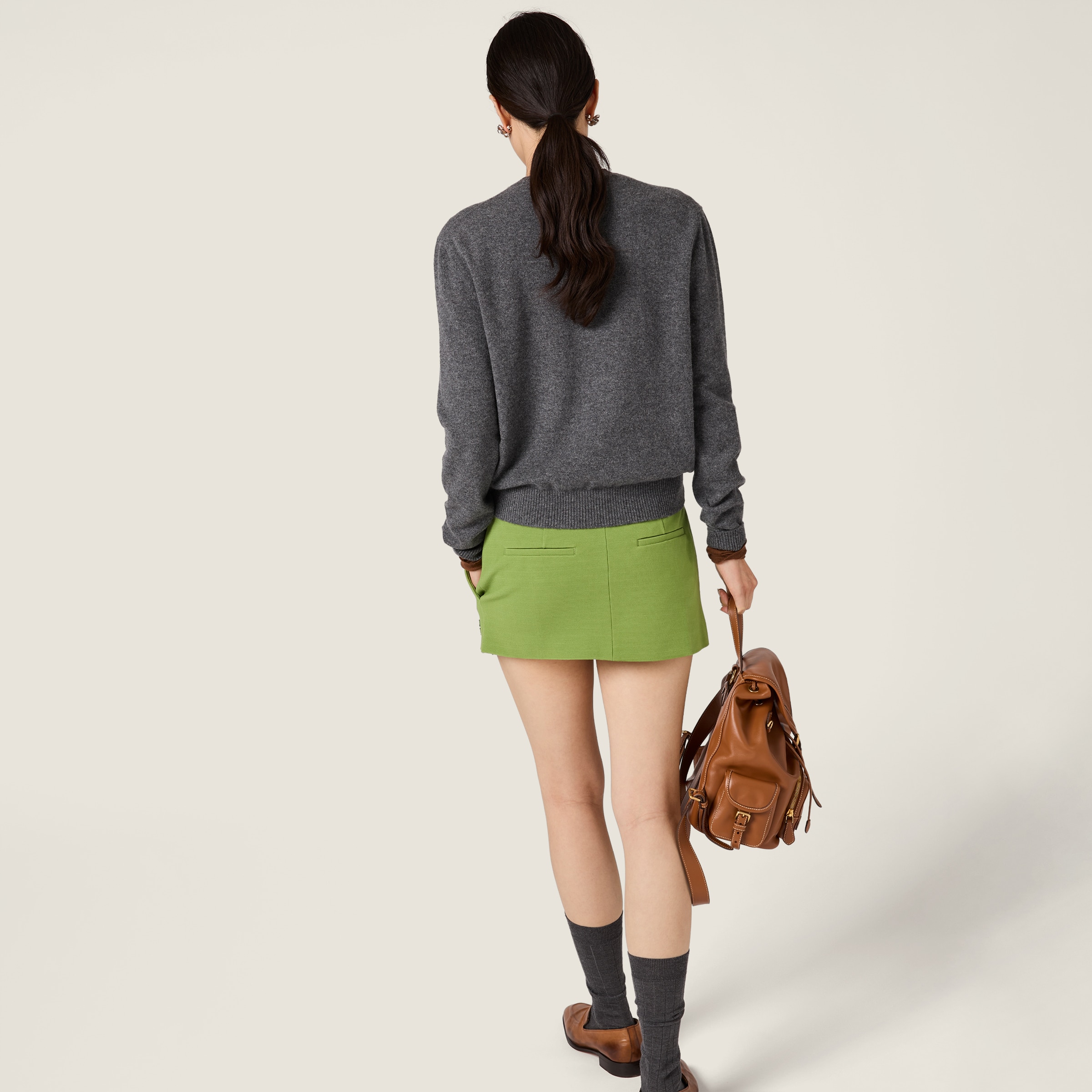 Miu Miu Cashmere Sweater In Multi