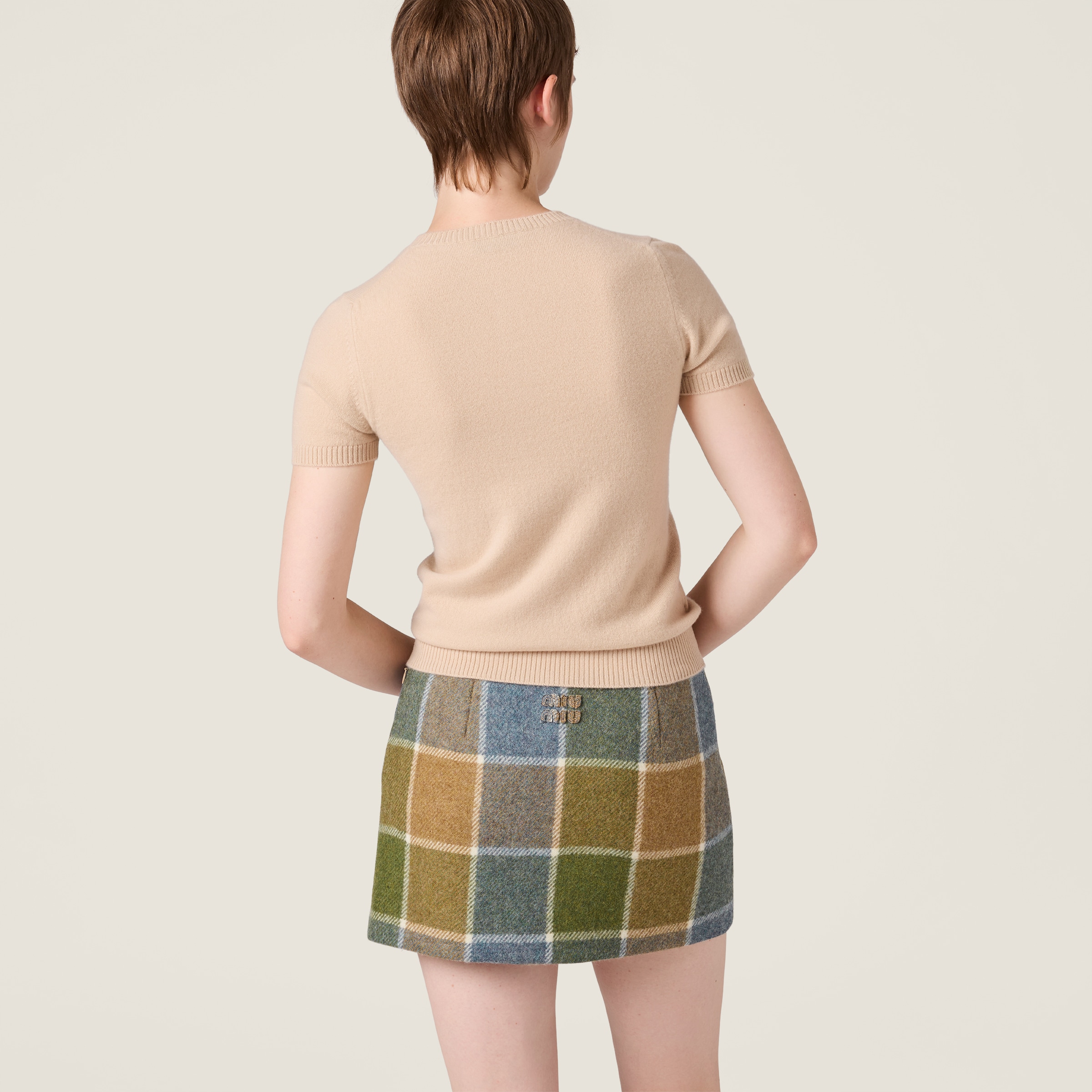 Miu Miu Cashmere Sweater In Multi