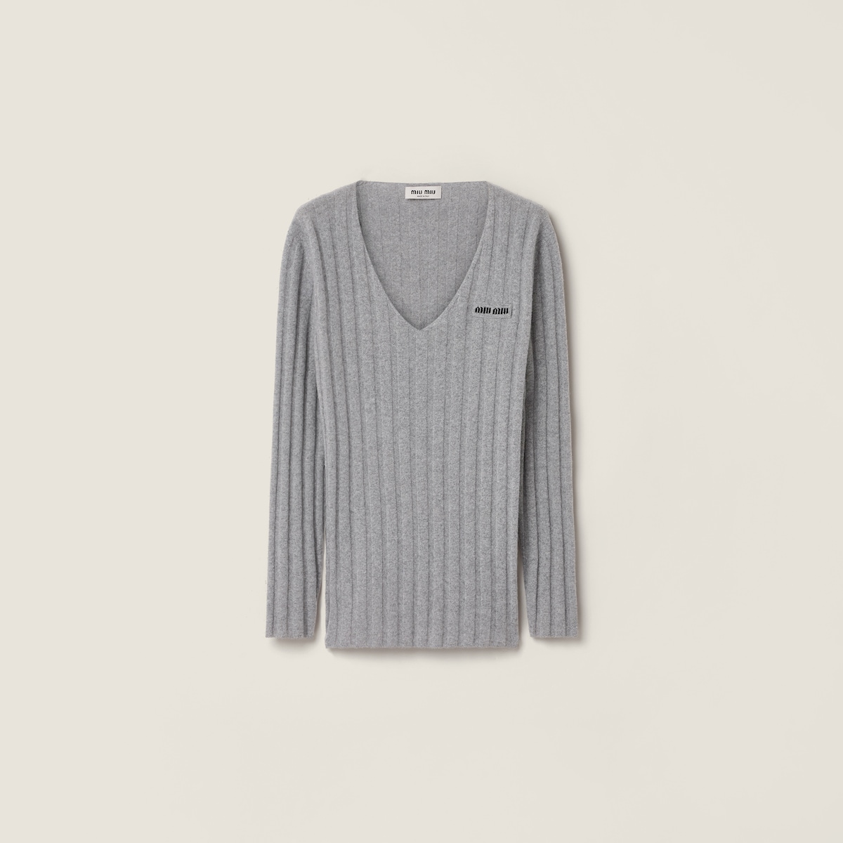 Wool and cashmere V-neck sweater