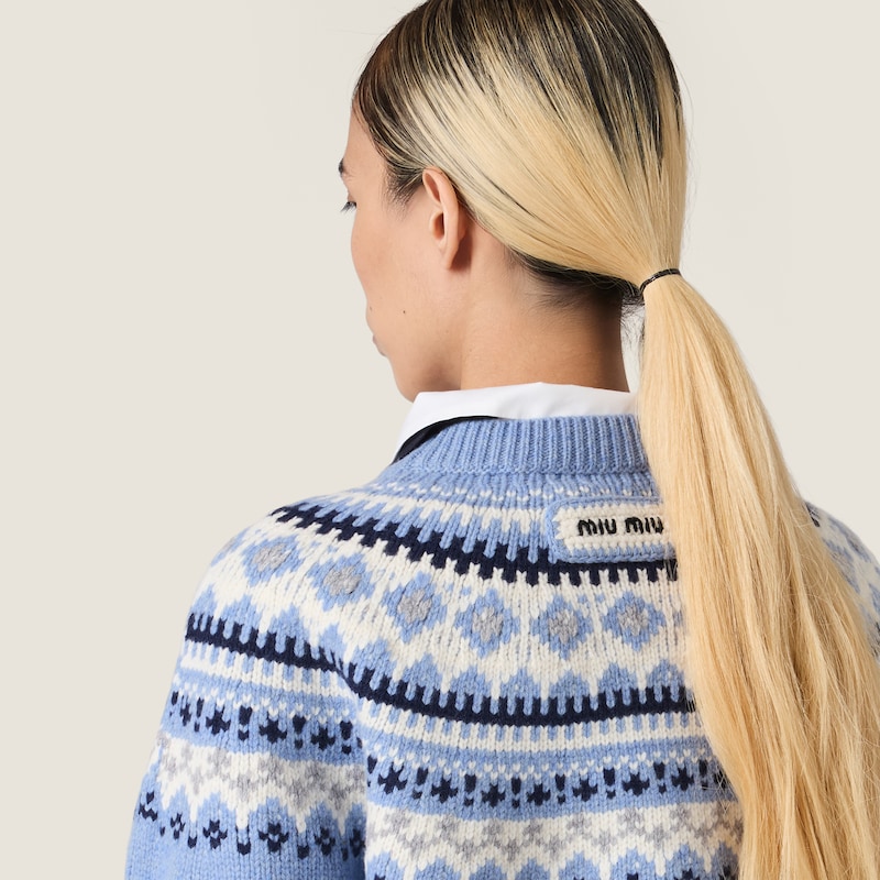 Wool crew-neck sweater
