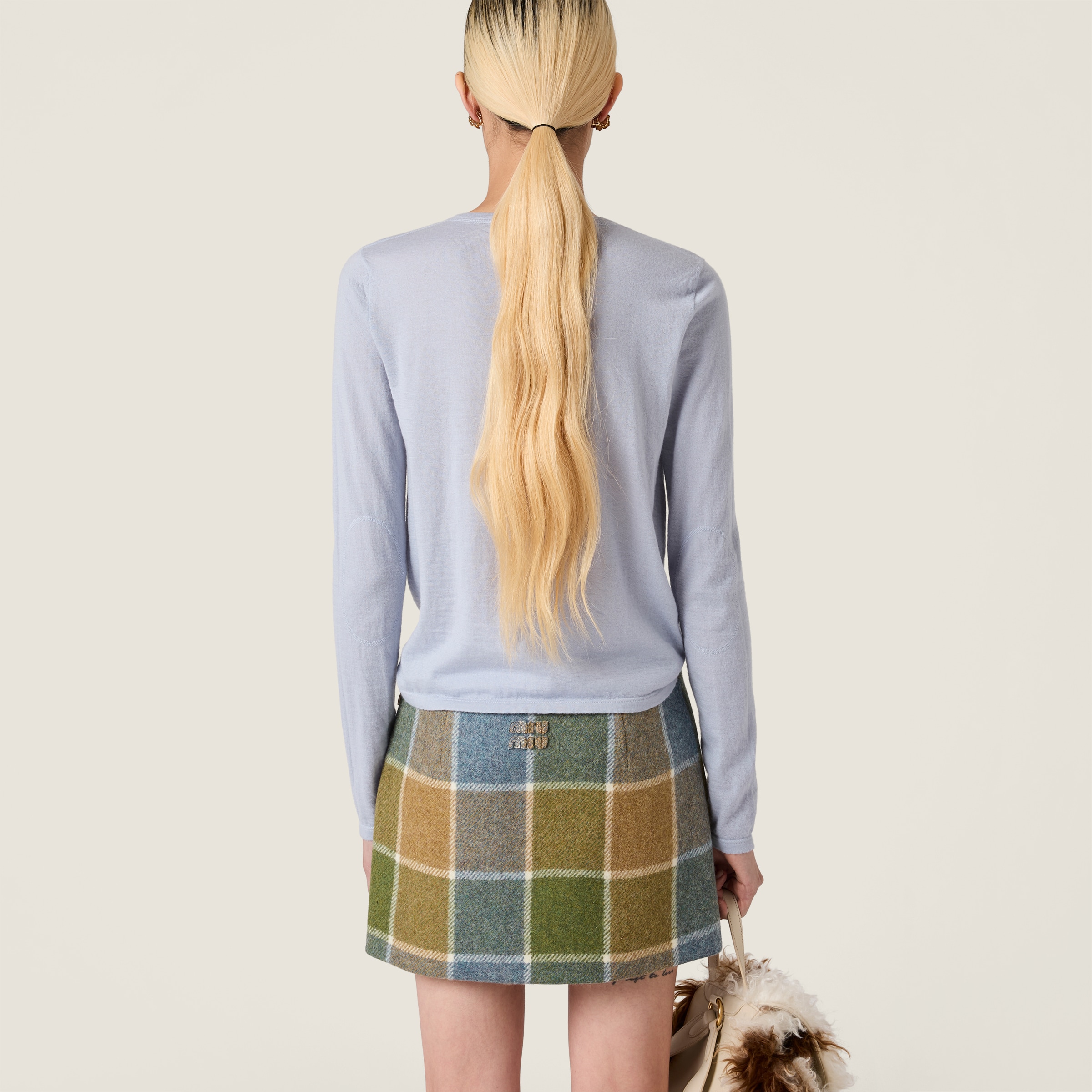 Cashmere Henley sweater - thumbnail 3