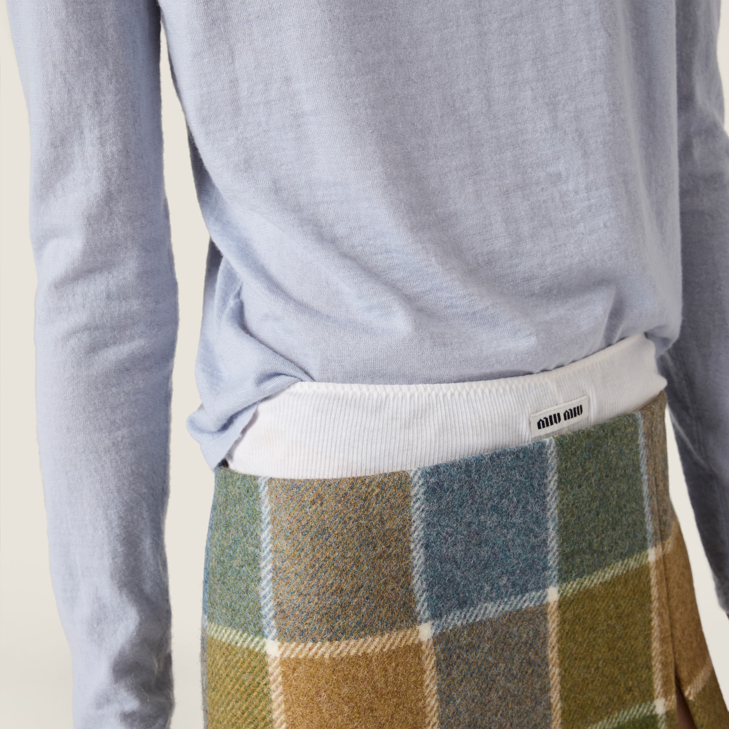 Cashmere Henley sweater - thumbnail 4