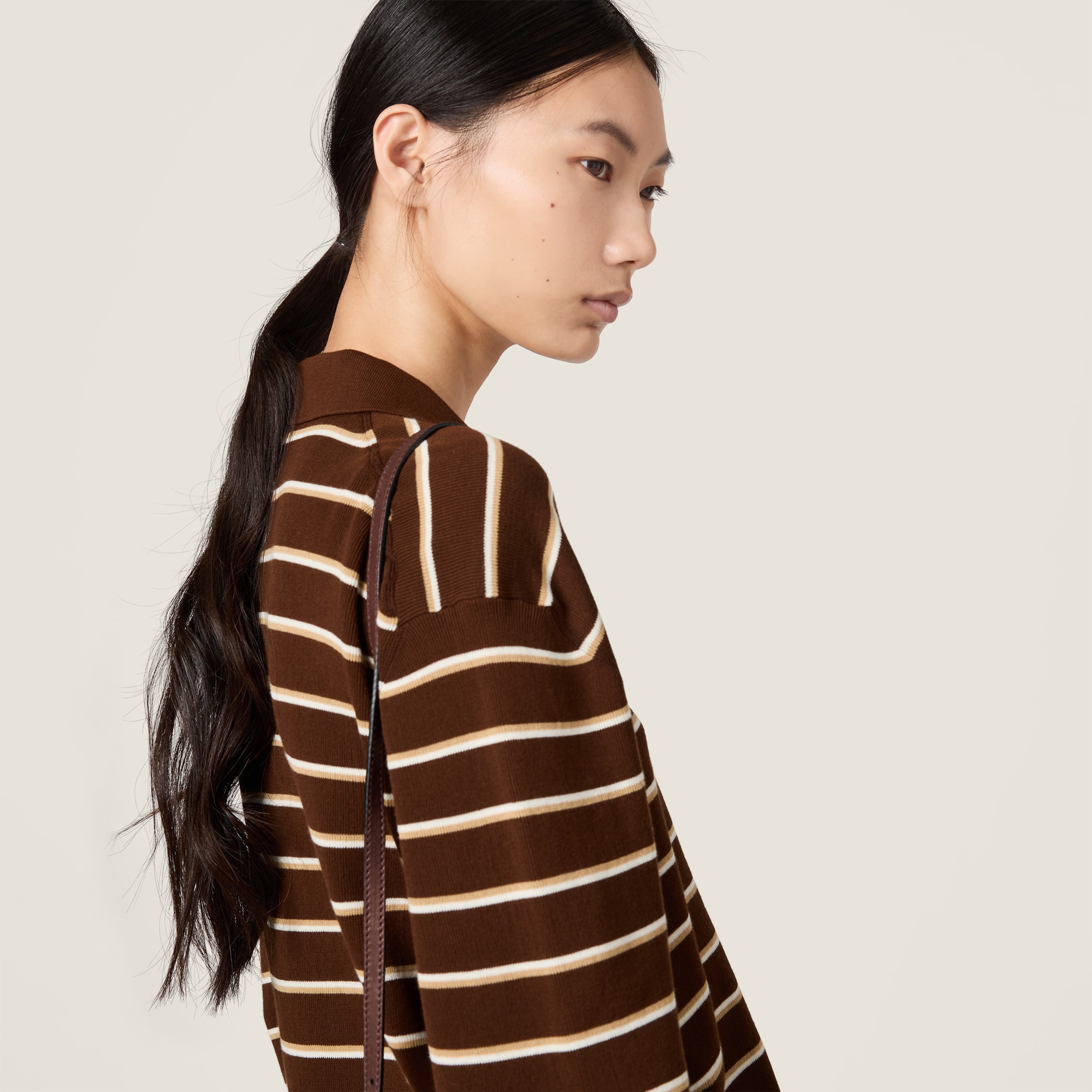 Cotton knit polo shirt - thumbnail 6