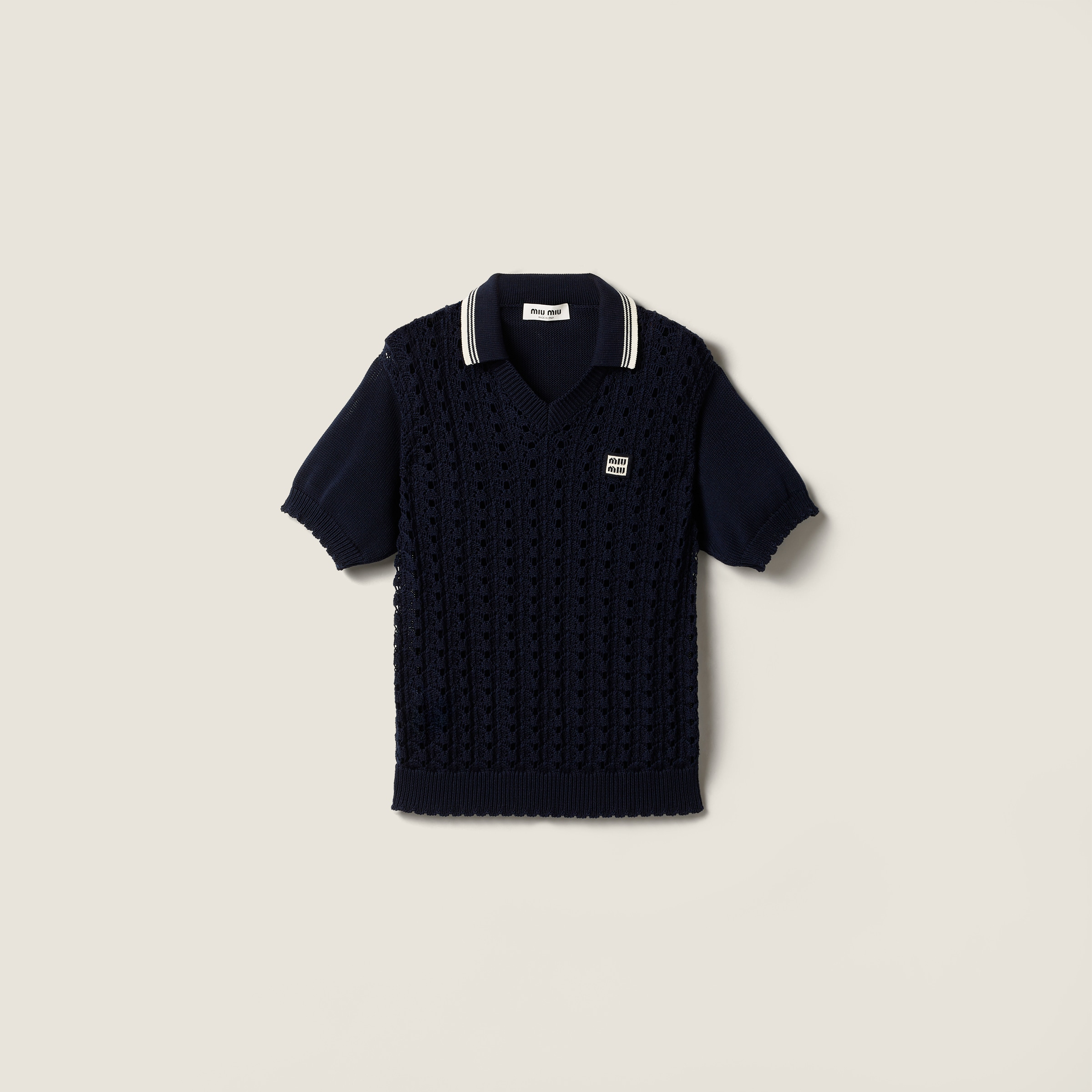 Cotton polo shirt from Miu Miu - $1,890