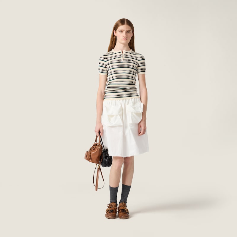 Chemise Henley en maille de coton