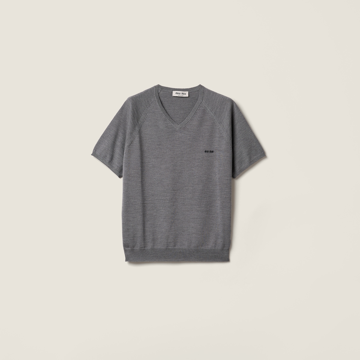 Wool V-neck sweater