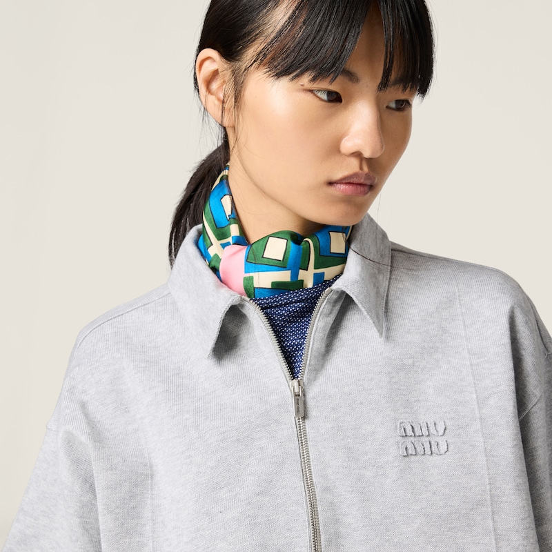 半拉链棉质Polo衫