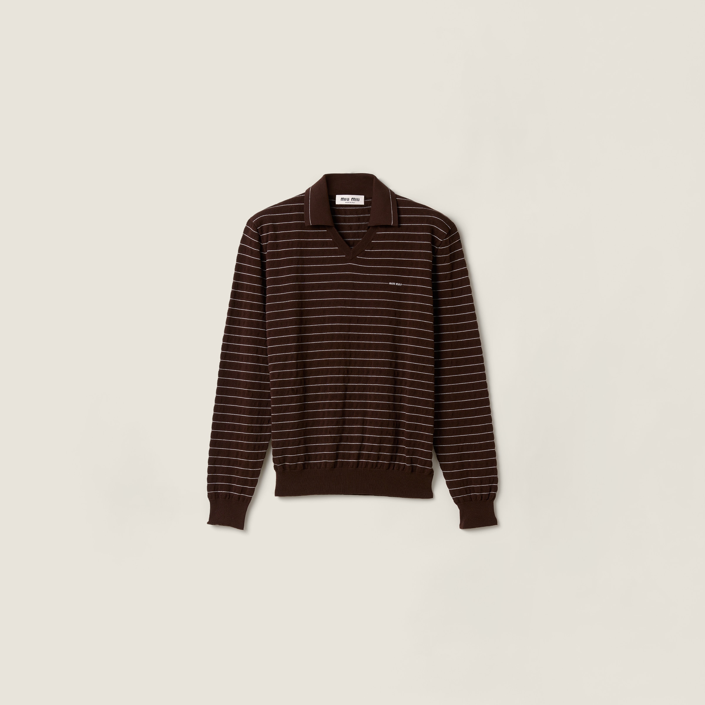 V-neck cotton sweater from Miu Miu - $2,100