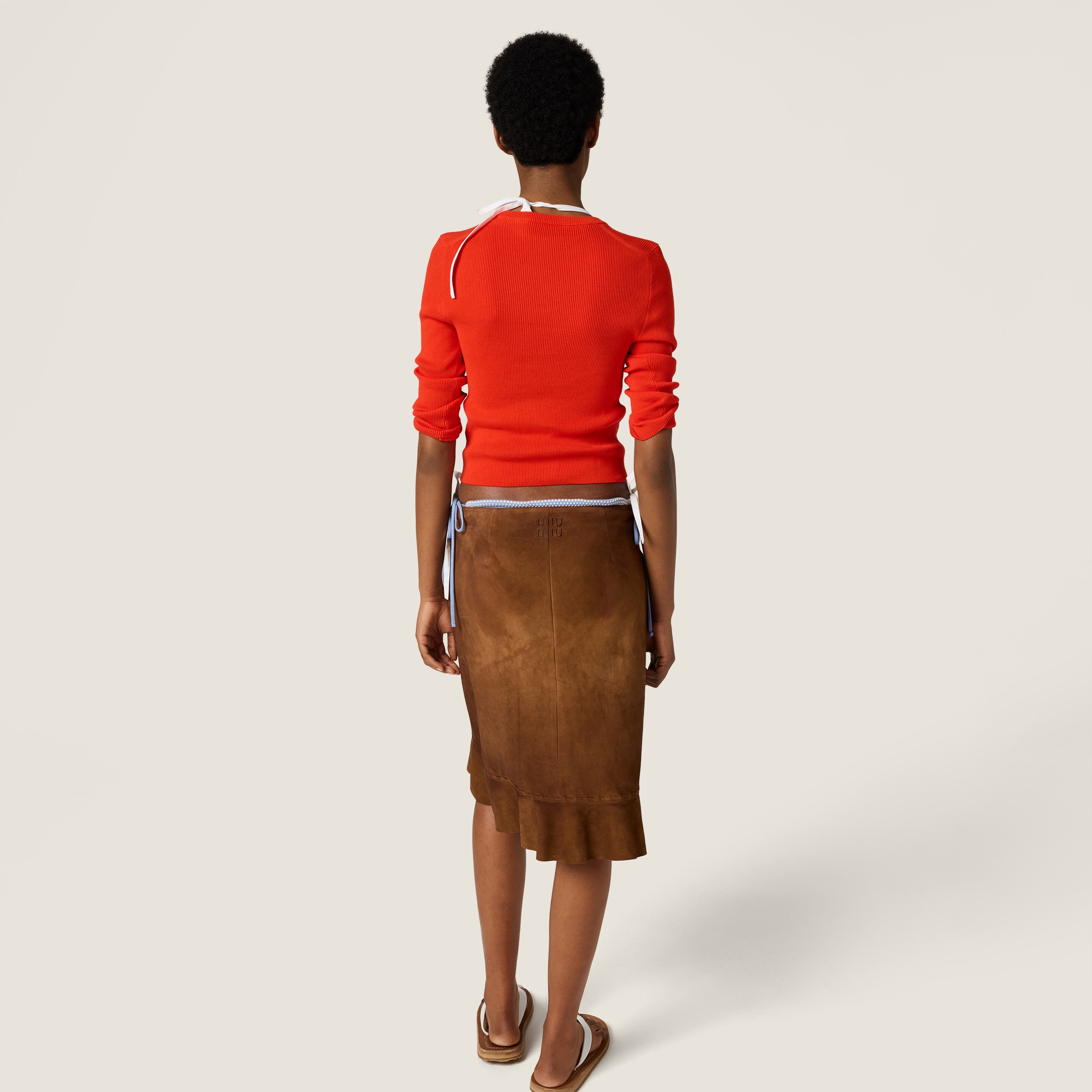 Cotton crew-neck sweater - thumbnail 3
