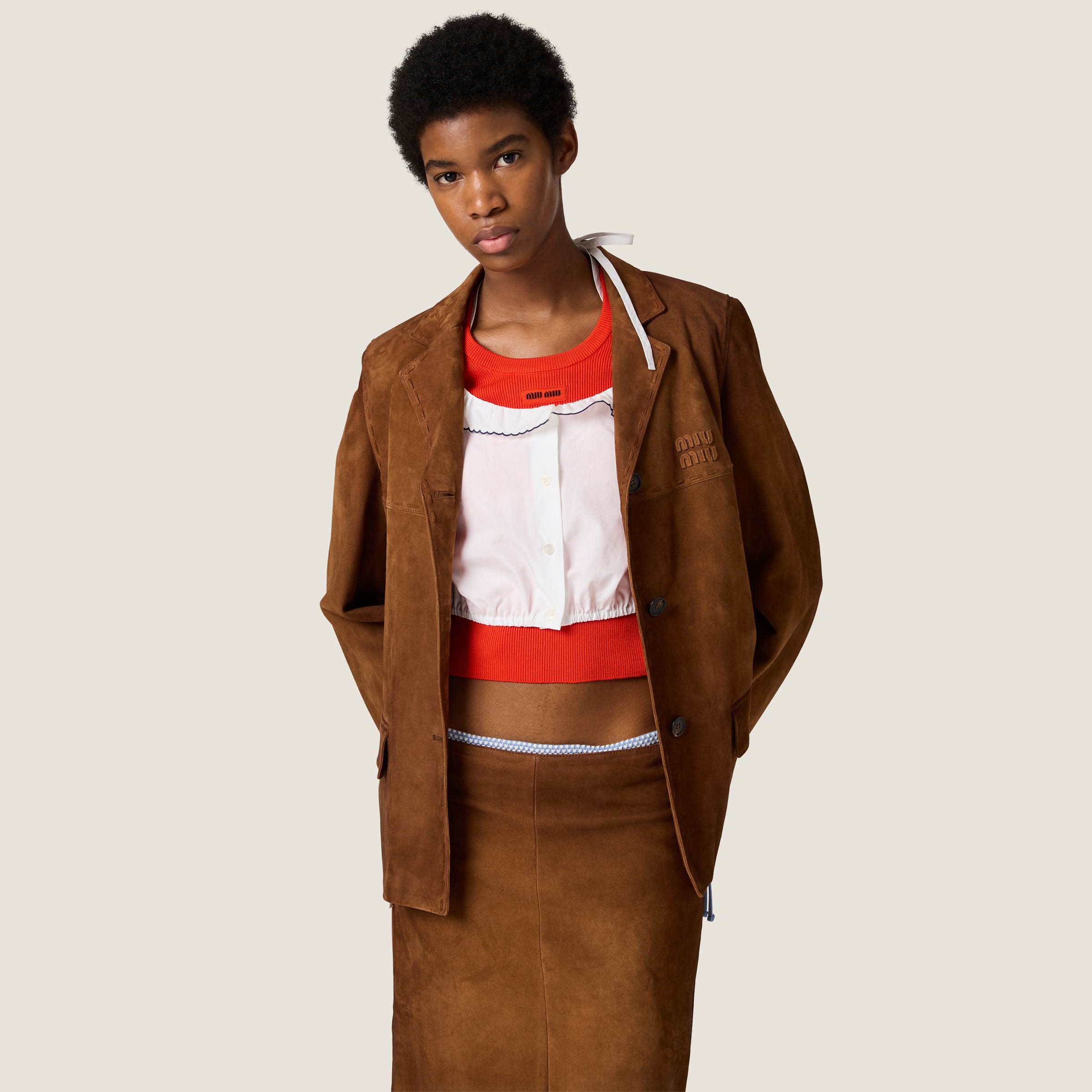 Cotton crew-neck sweater - thumbnail 5
