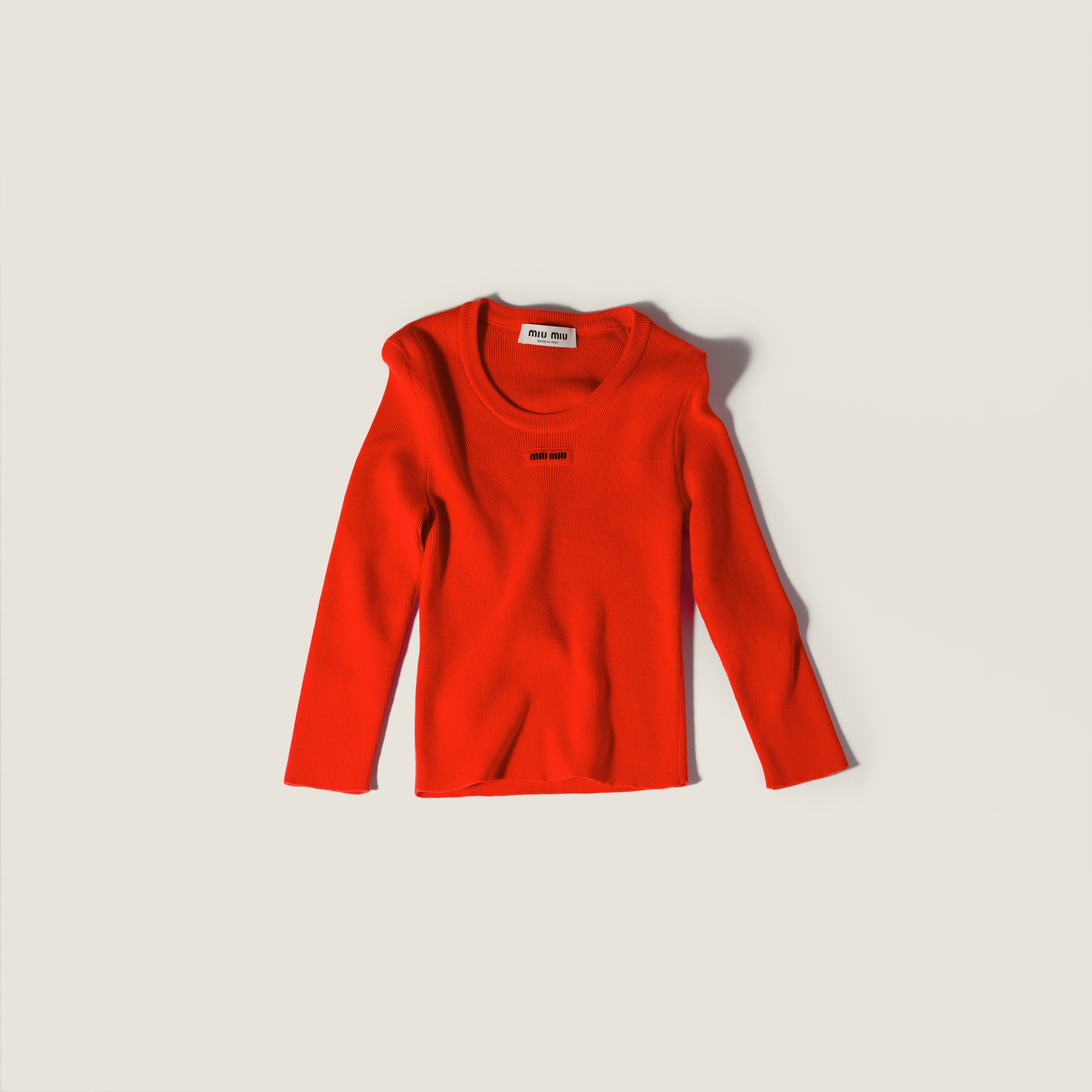 Cotton crew-neck sweater from Miu Miu - $1,550