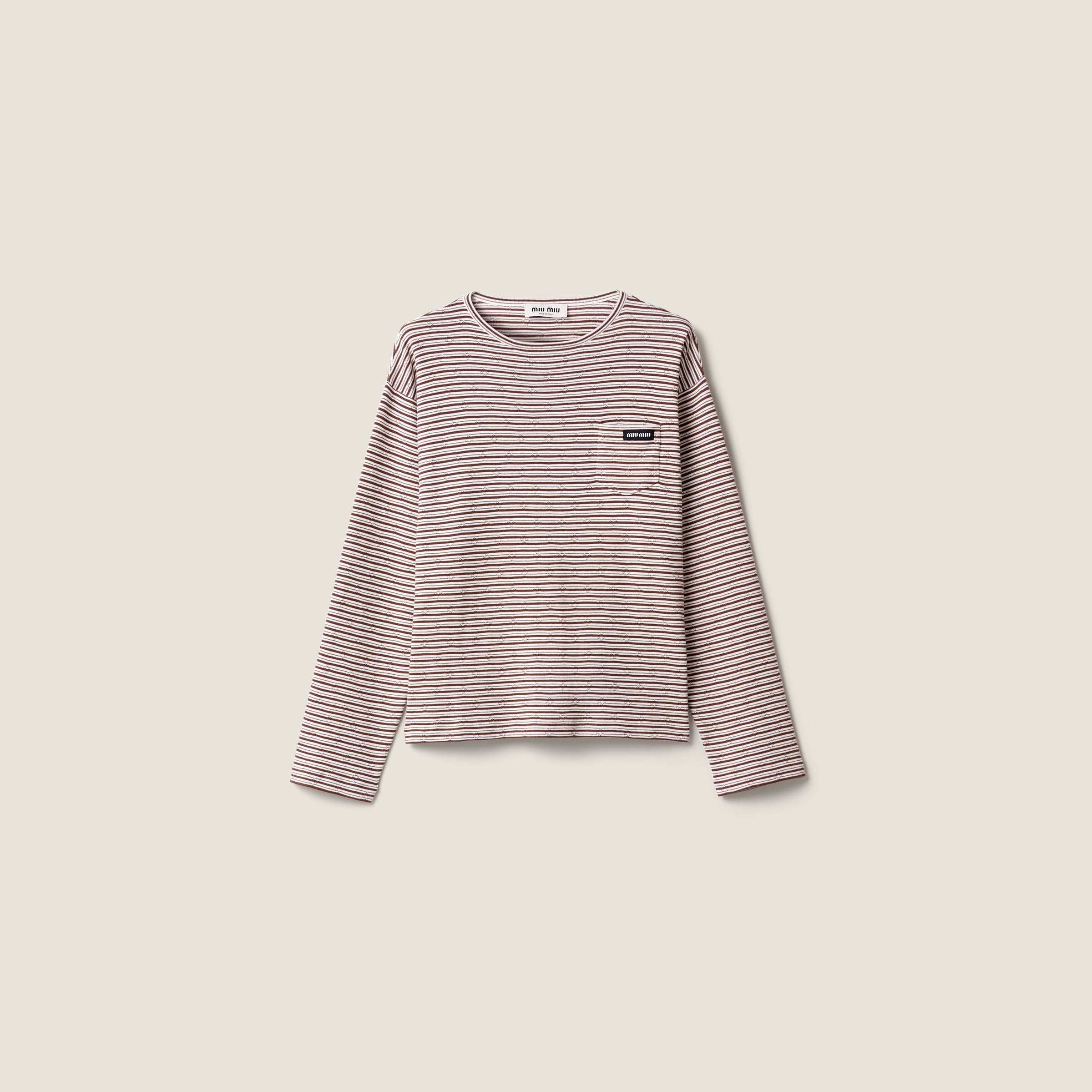 Cotton, cashmere and silk crew-neck knit sweater from Miu Miu - $2,950