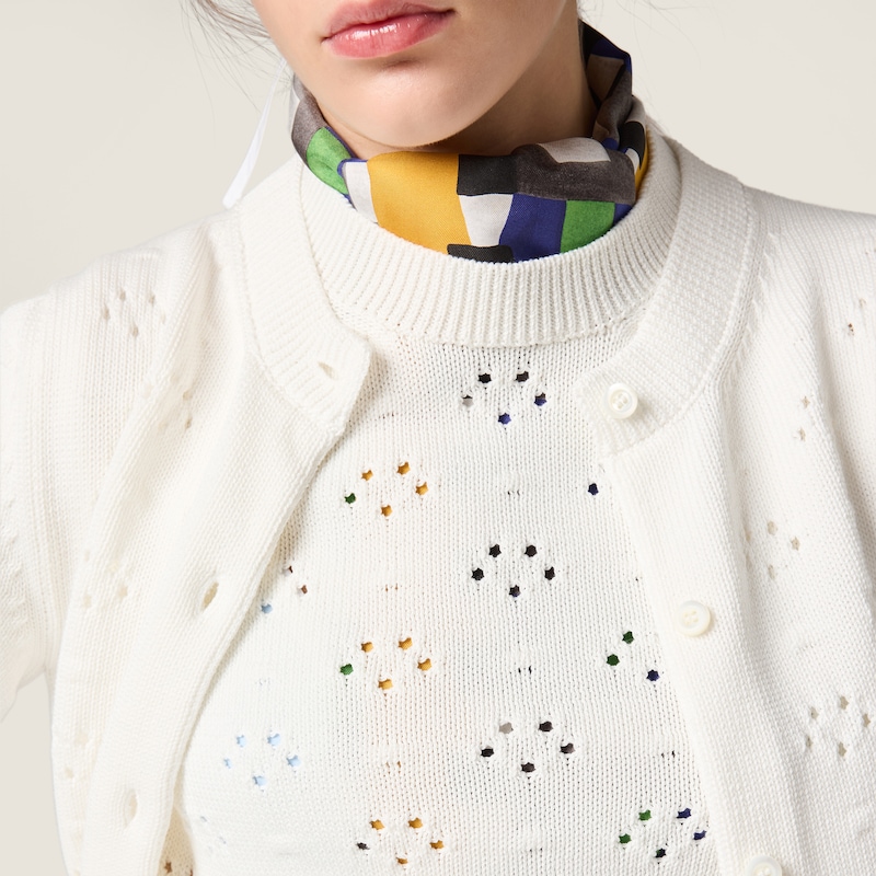 Cotton crew-neck sweater