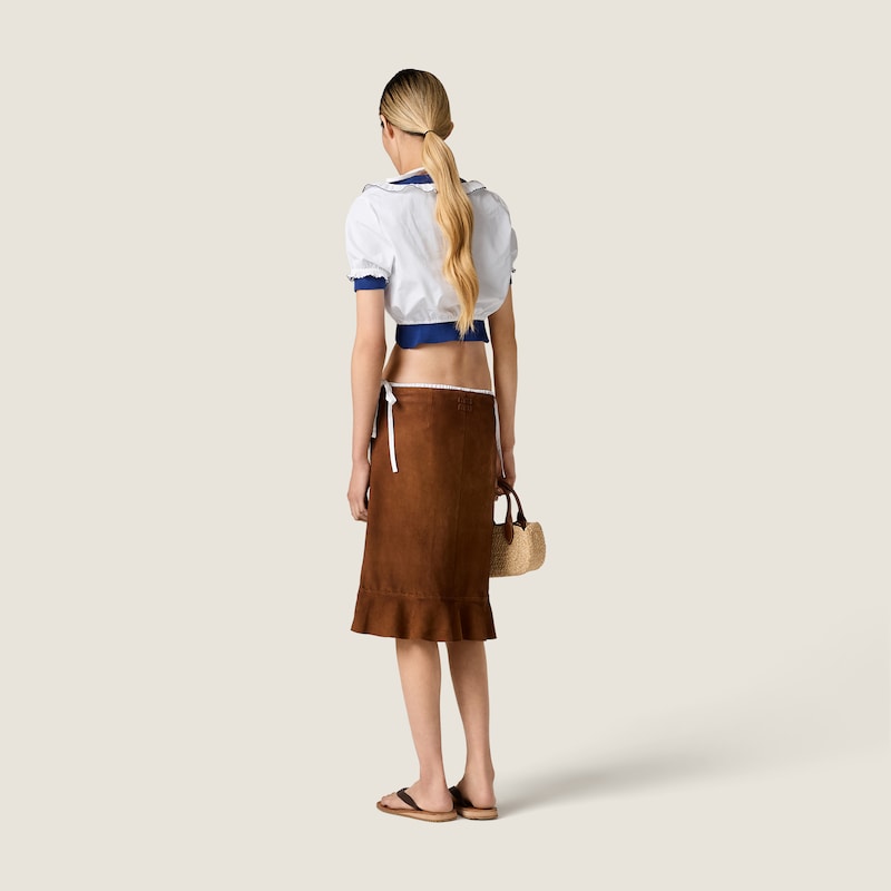 Cotton boat neck sweater