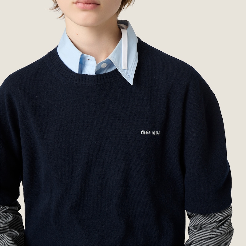 Wool and cashmere sweater