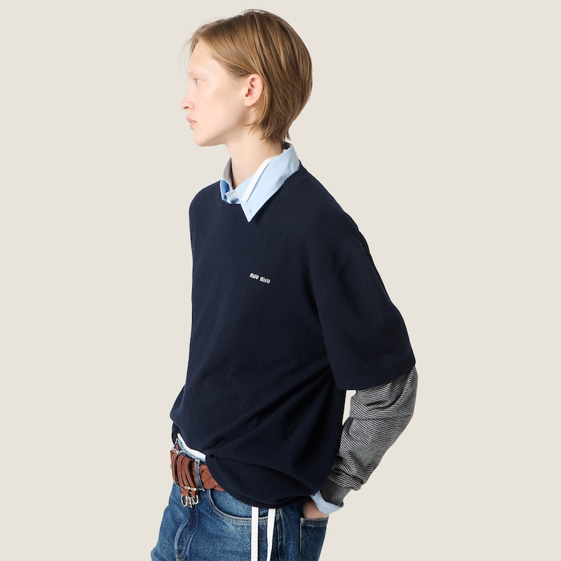 Wool and cashmere sweater