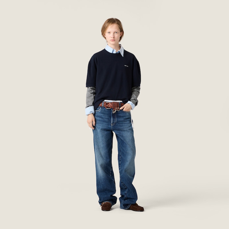 Wool and cashmere sweater