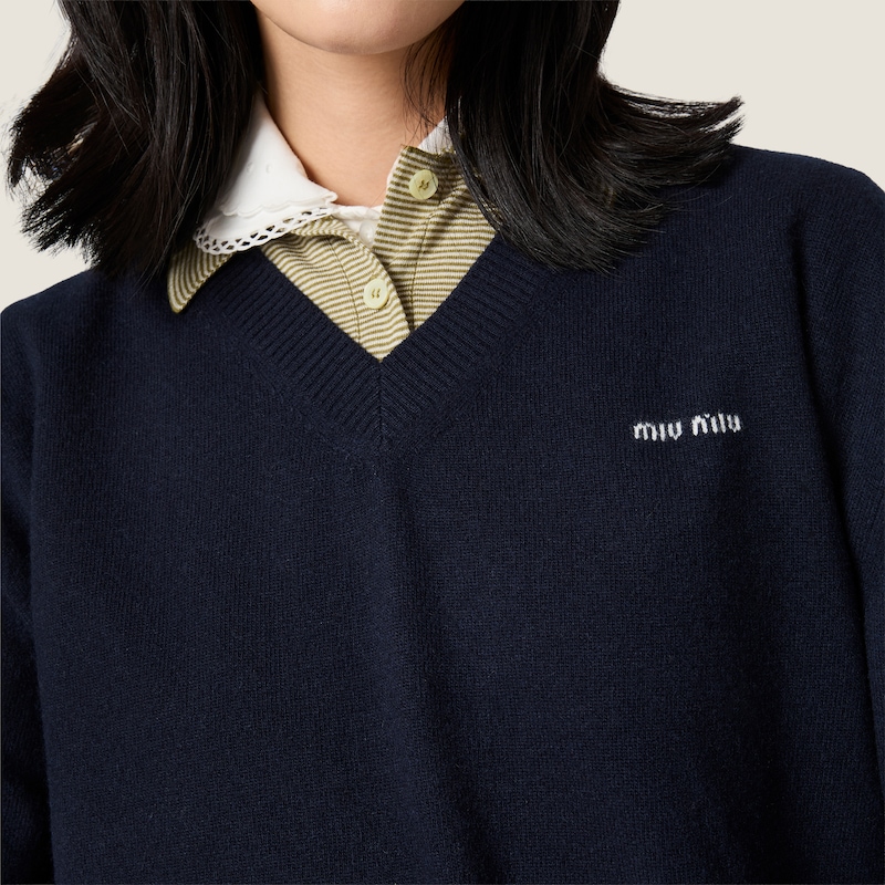Wool and cashmere sweater