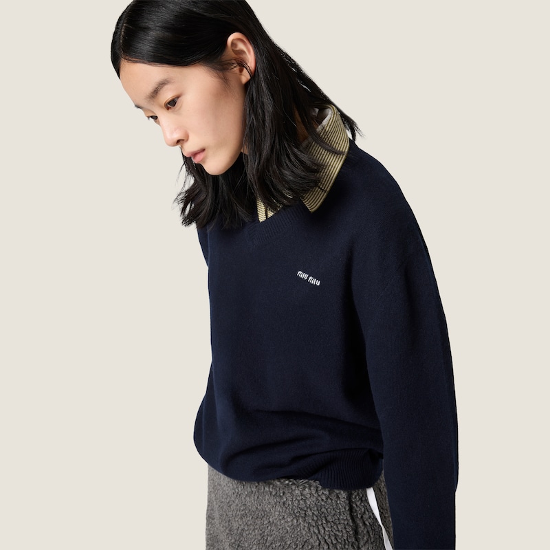 Wool and cashmere sweater