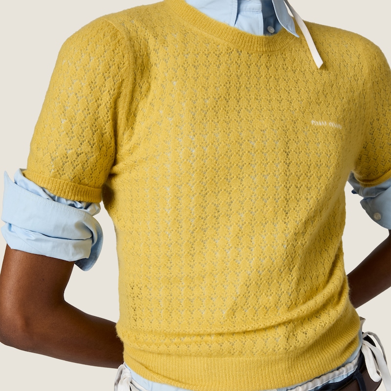 Cashmere and silk sweater