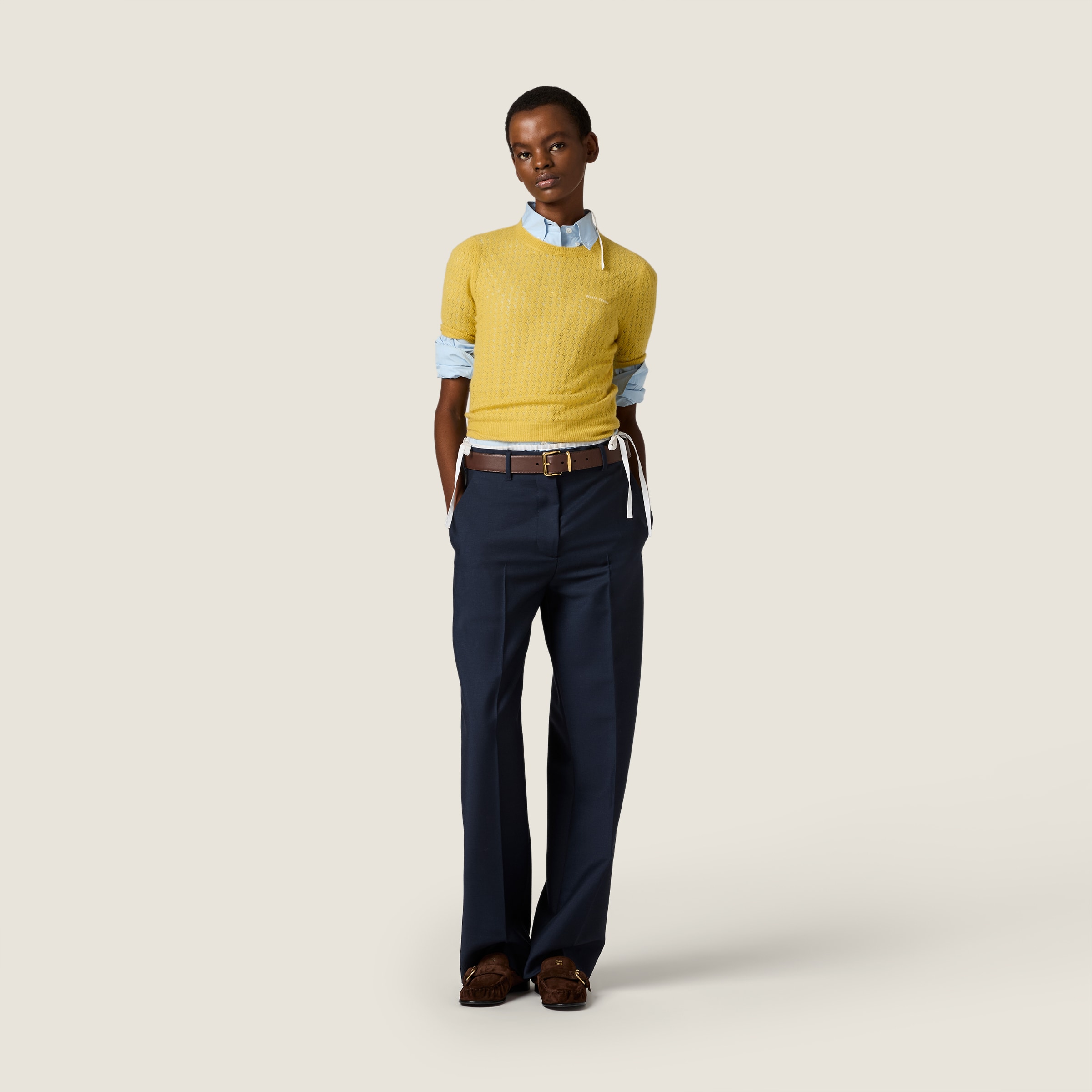 Cashmere and silk sweater - thumbnail 2