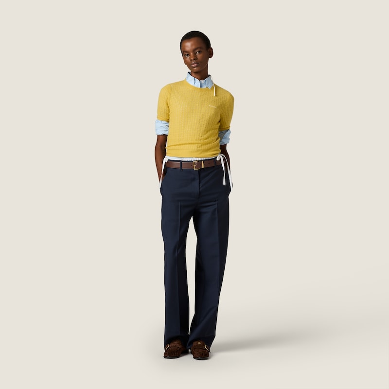 Cashmere and silk sweater