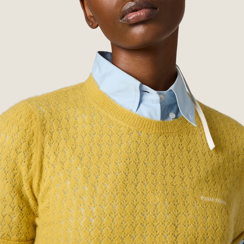 Cashmere and silk sweater