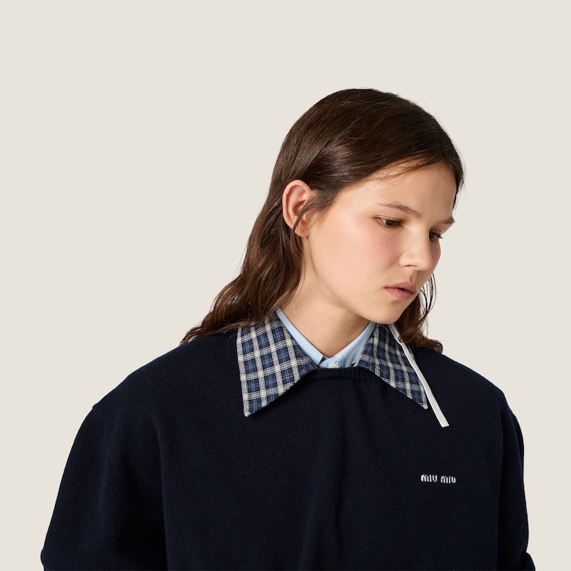 Cashmere polo sweater