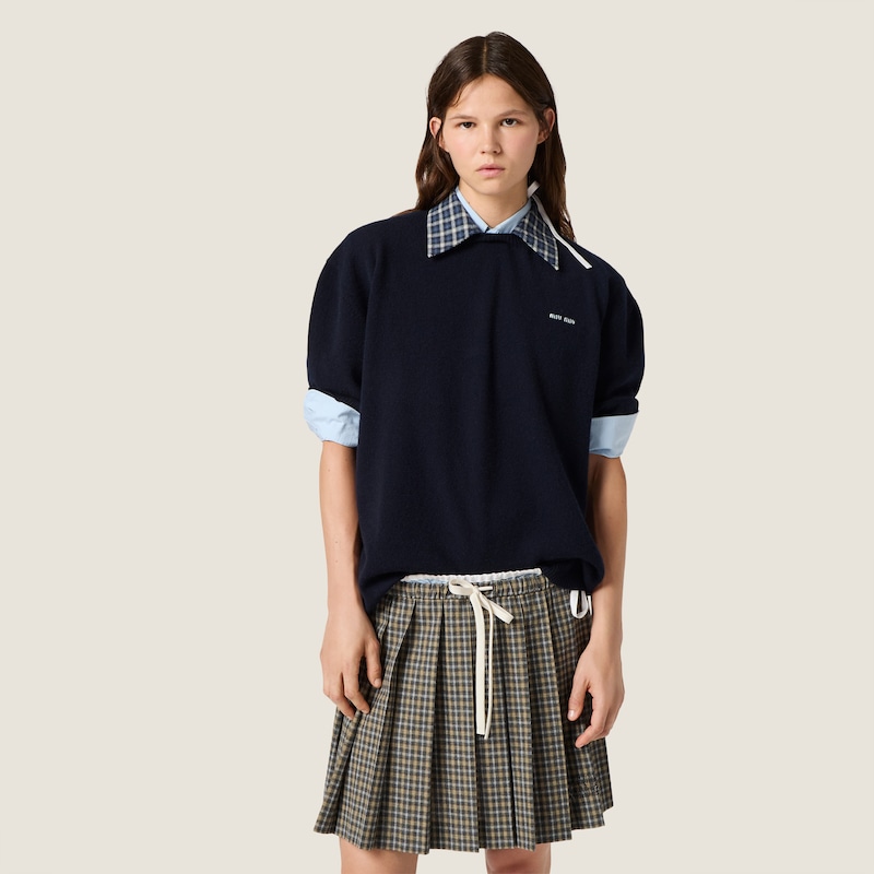 Cashmere polo sweater