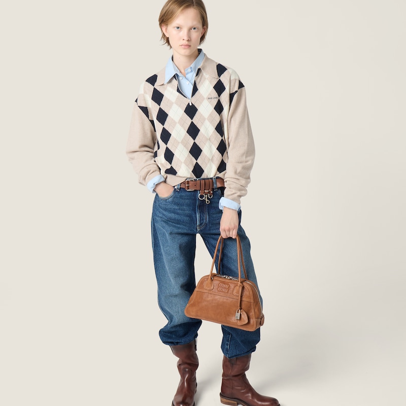 Cashmere polo sweater
