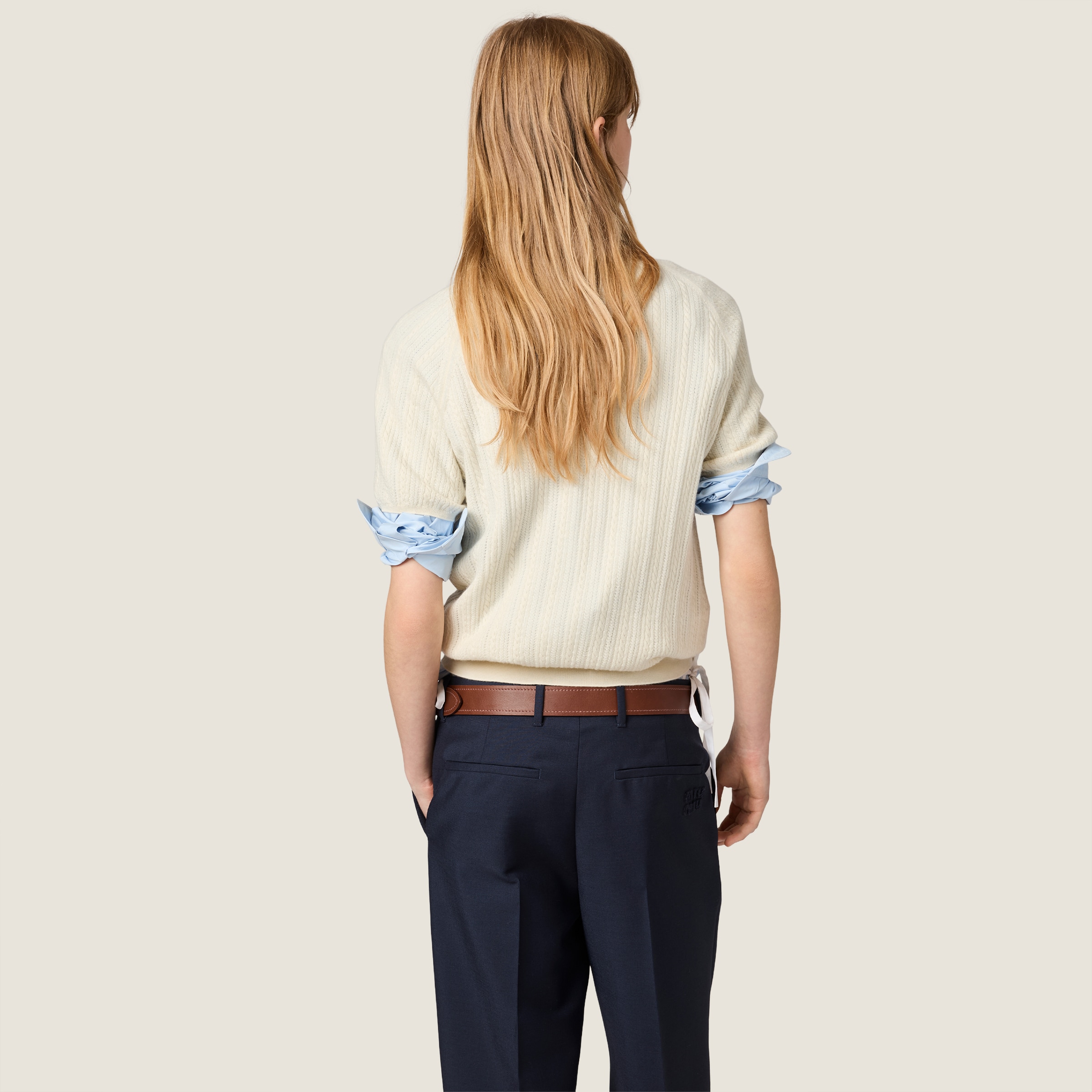 Cashmere polo shirt - thumbnail 3