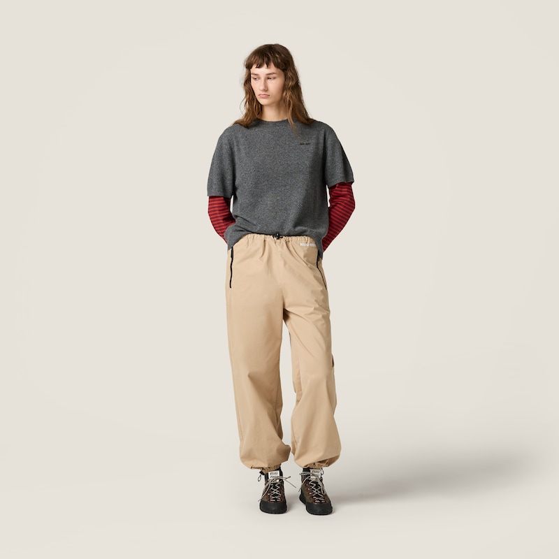 Pullover aus Kaschmir und Jersey