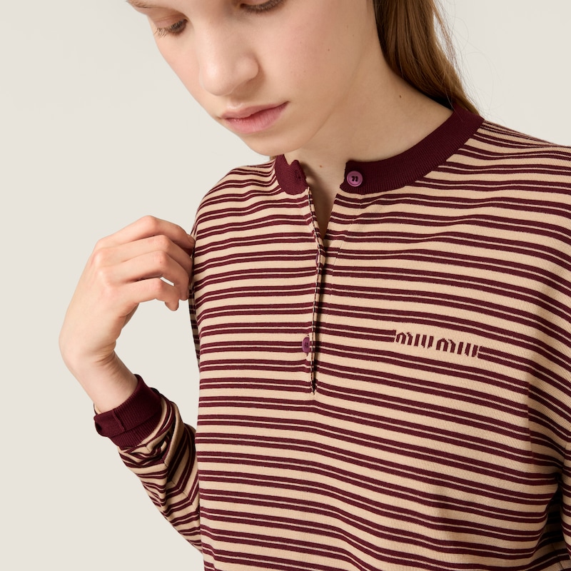 Striped wool sweater