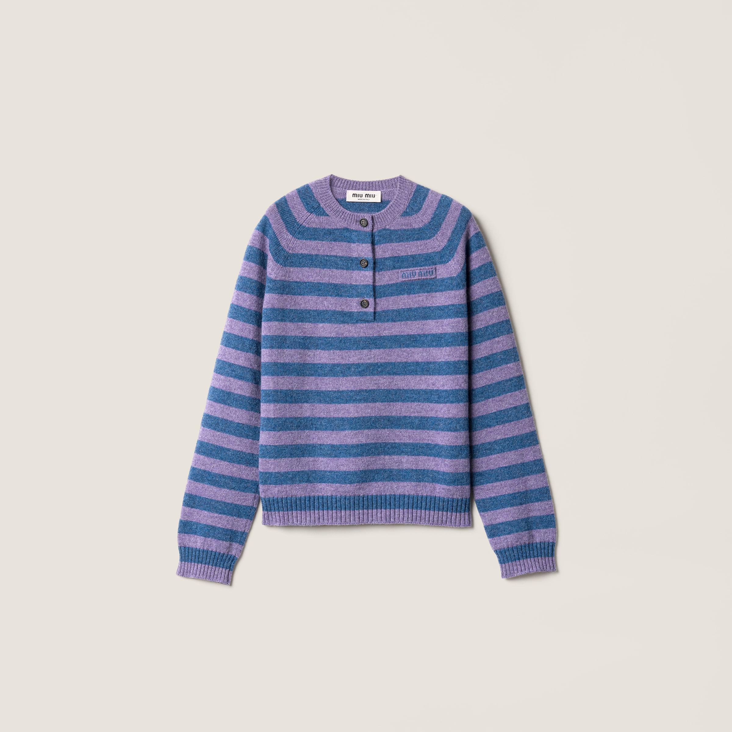 Wool crew-neck sweater by Miu Miu