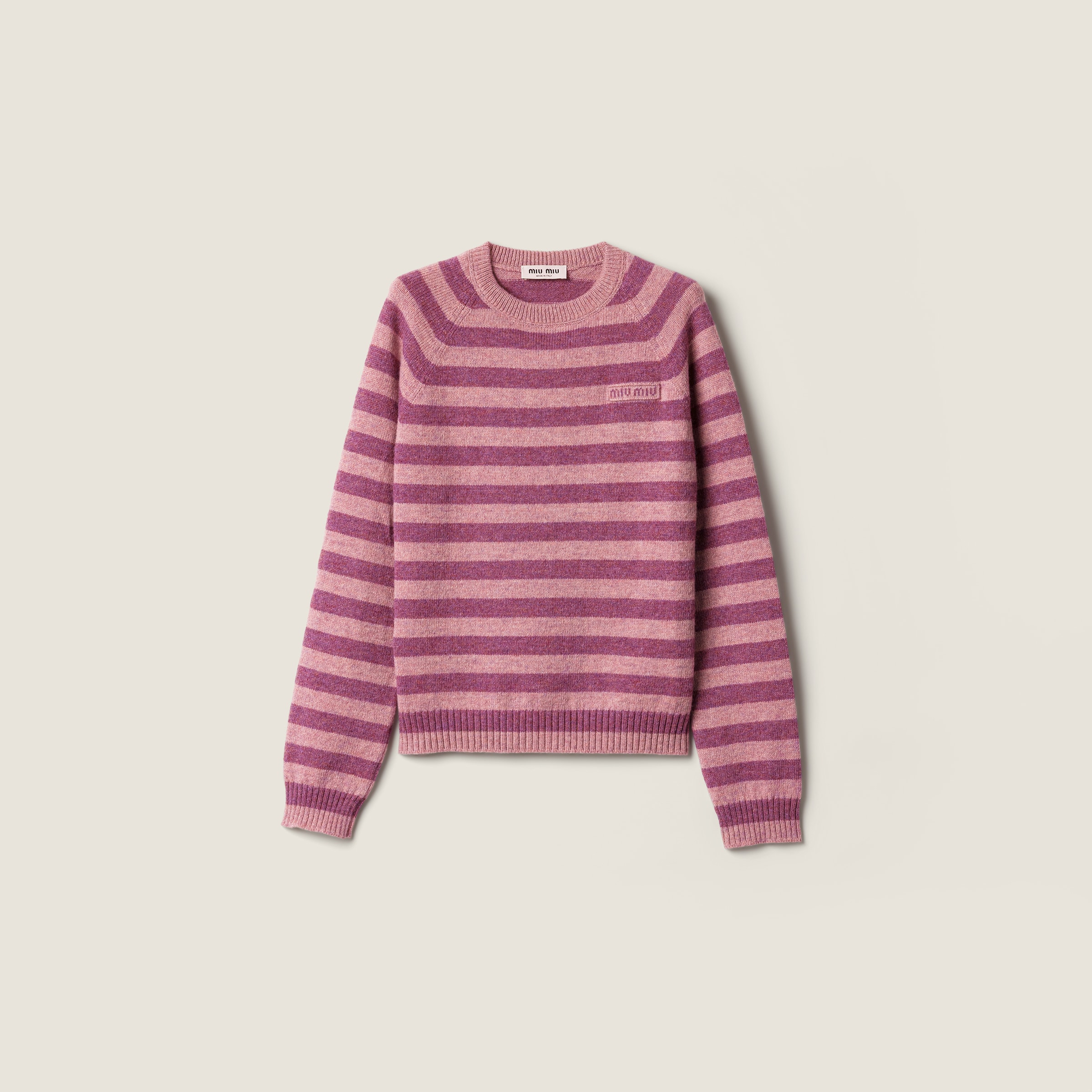 Wool crew-neck sweater by Miu Miu