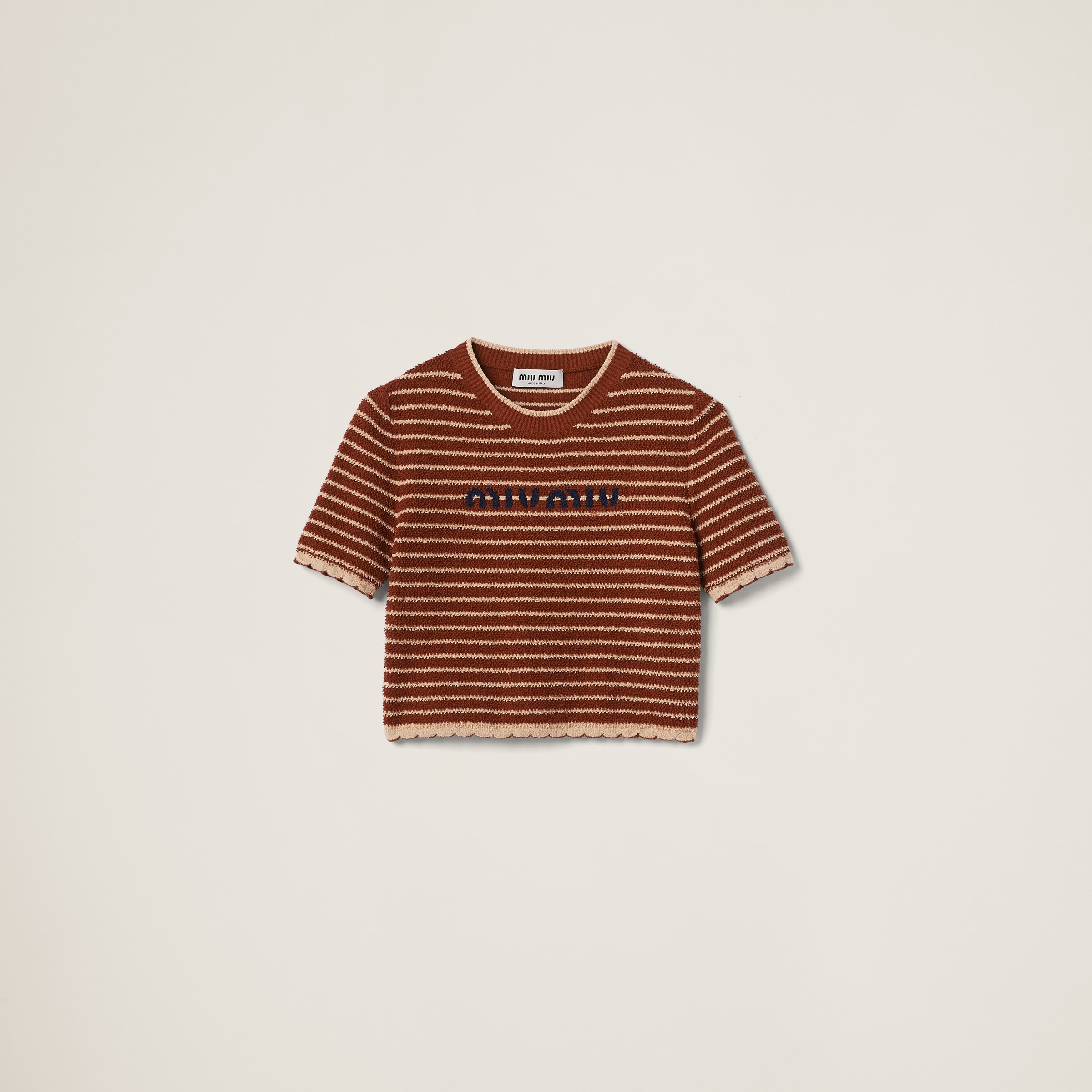 Cotton boucle sweater