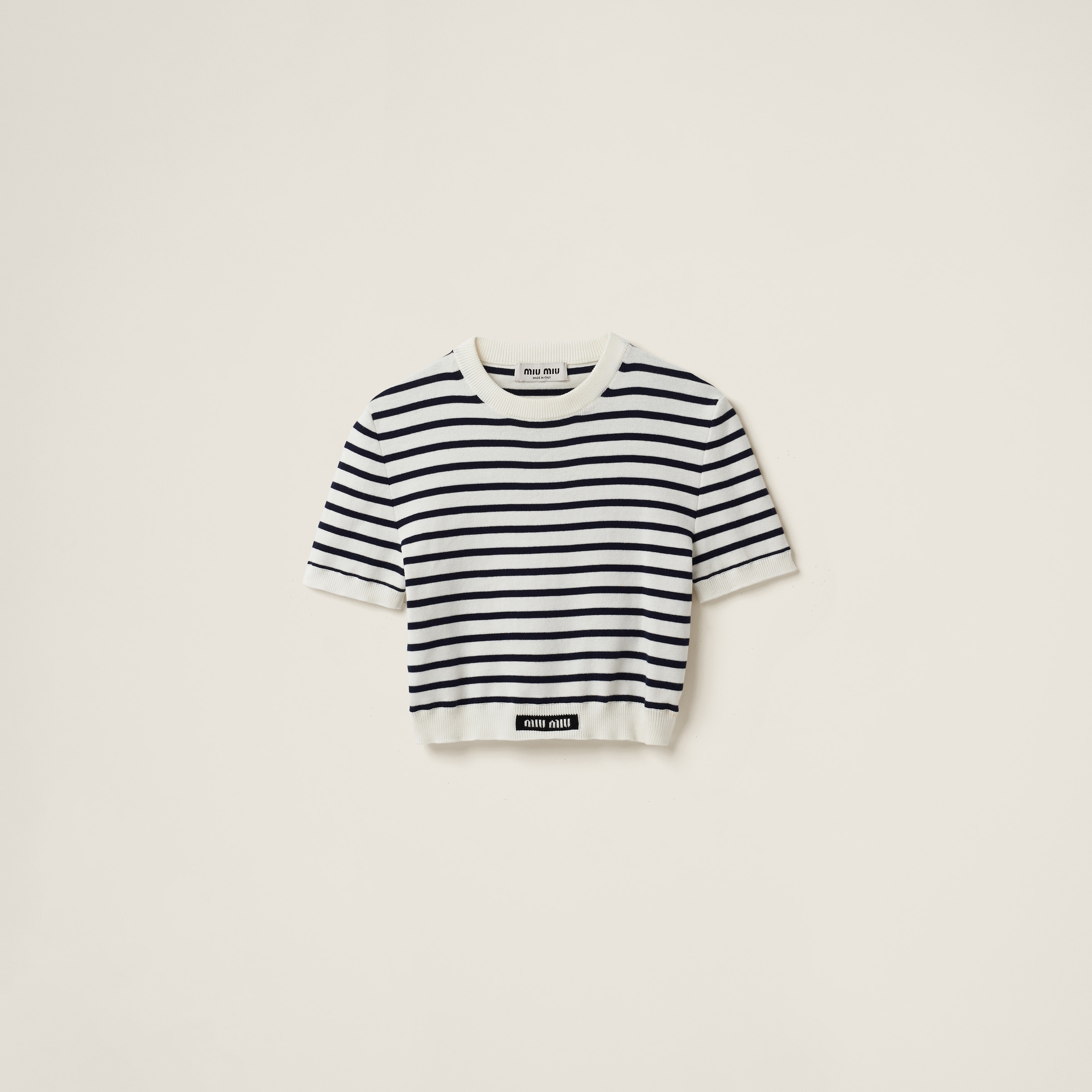 White cotton crew neck sweater store