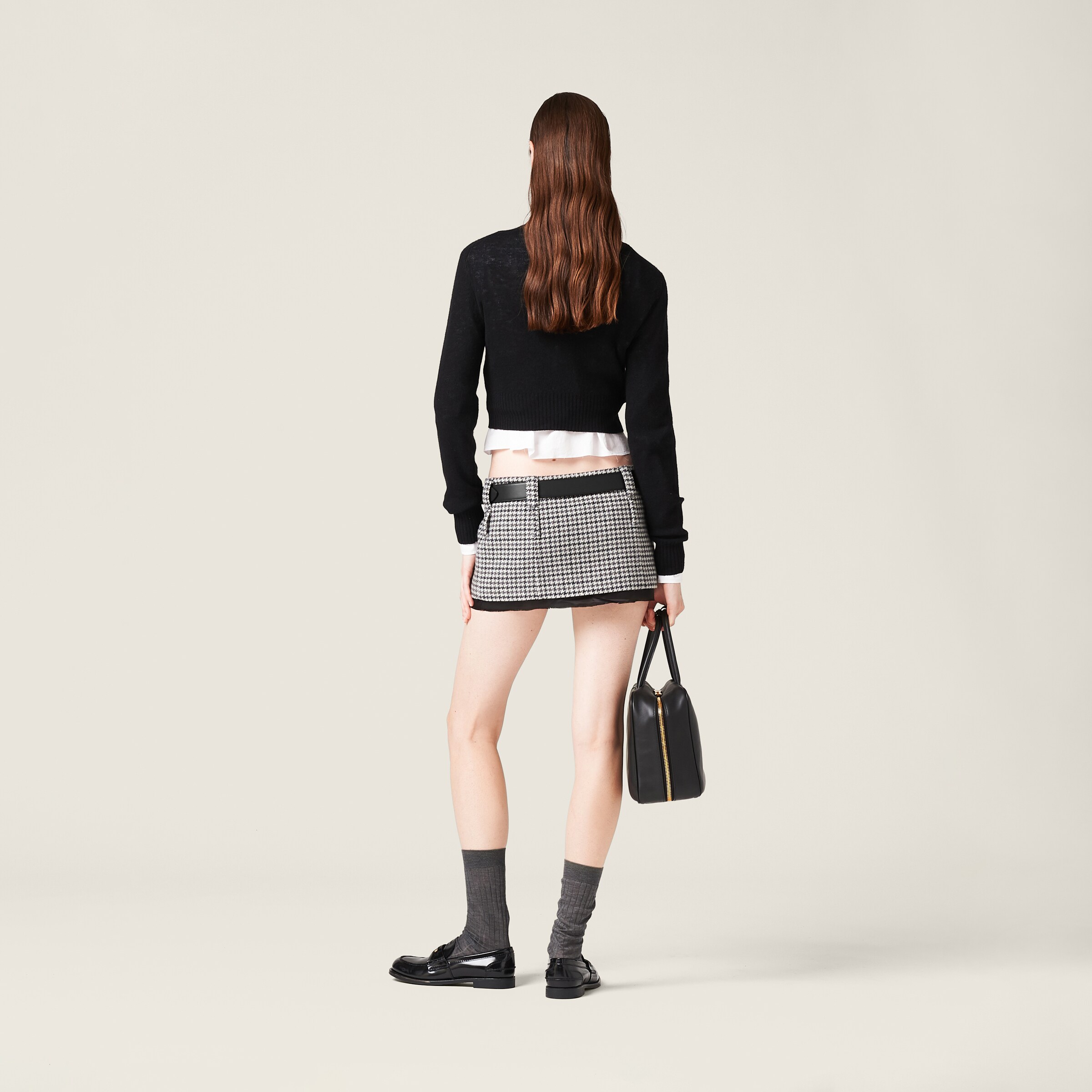 MIUMIU LACE-COLLAR SWEATER STYLE 815
