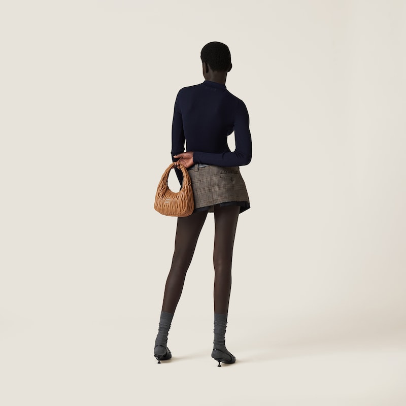 Strick-Poloshirt aus Kaschmir und Seide