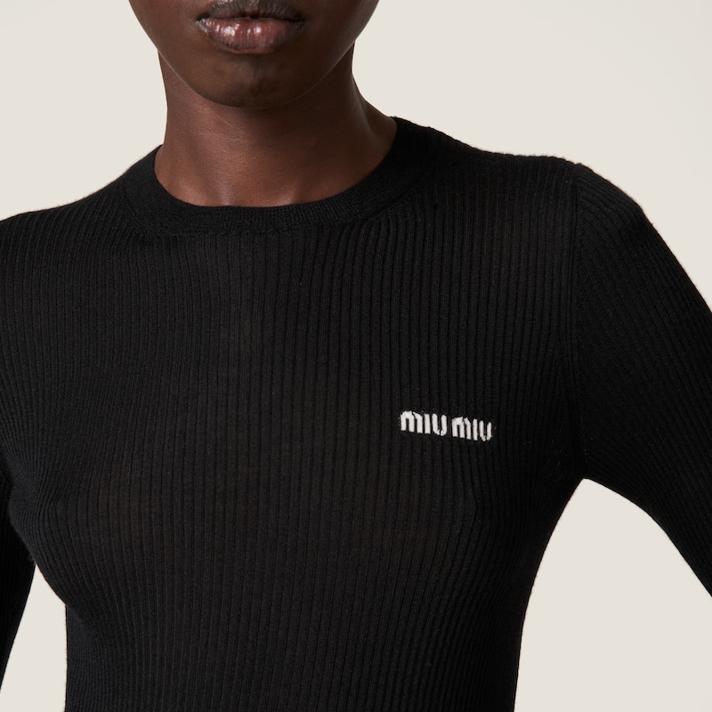 Cashmere and silk sweater