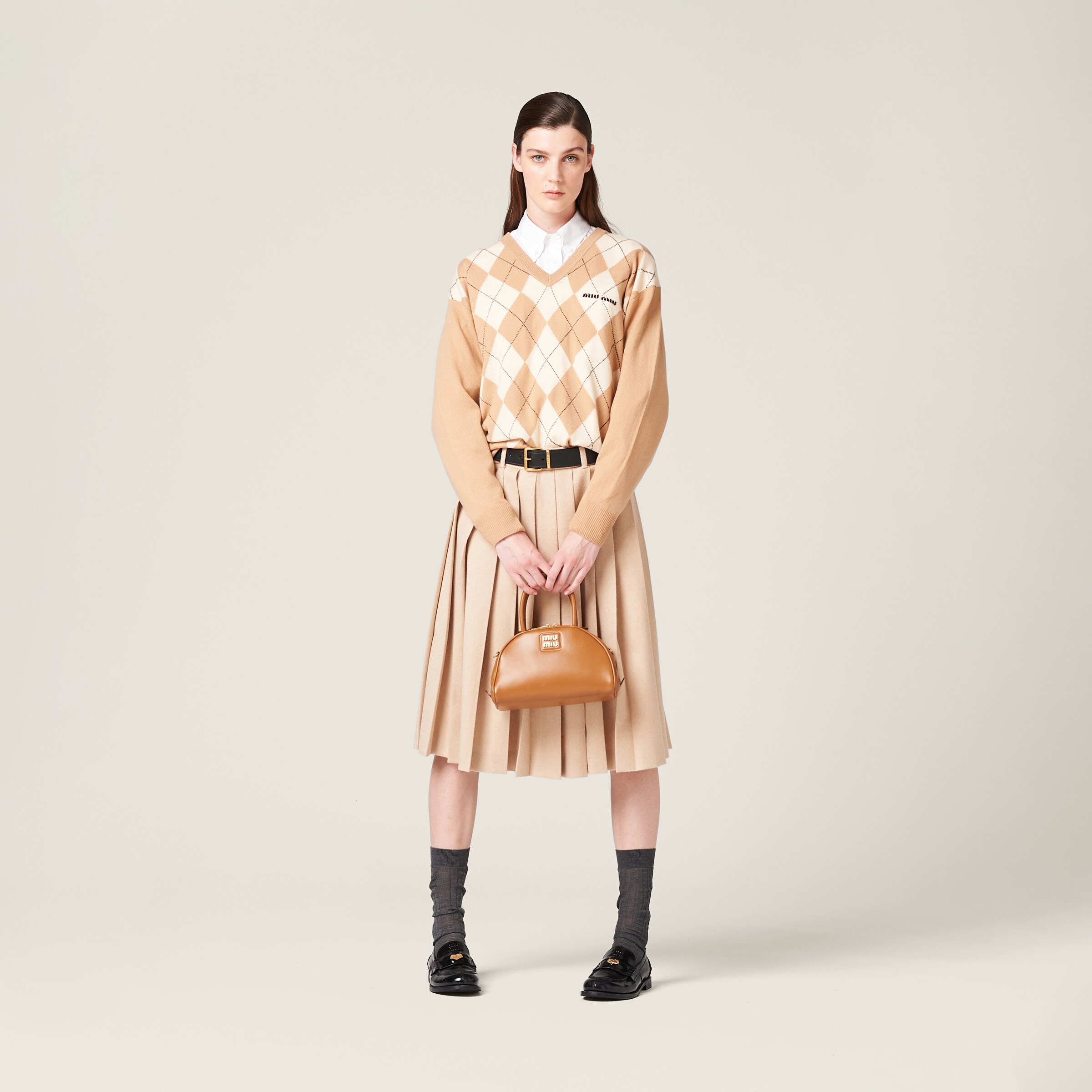MIUMIU 26S HENLEY SWEATER 932