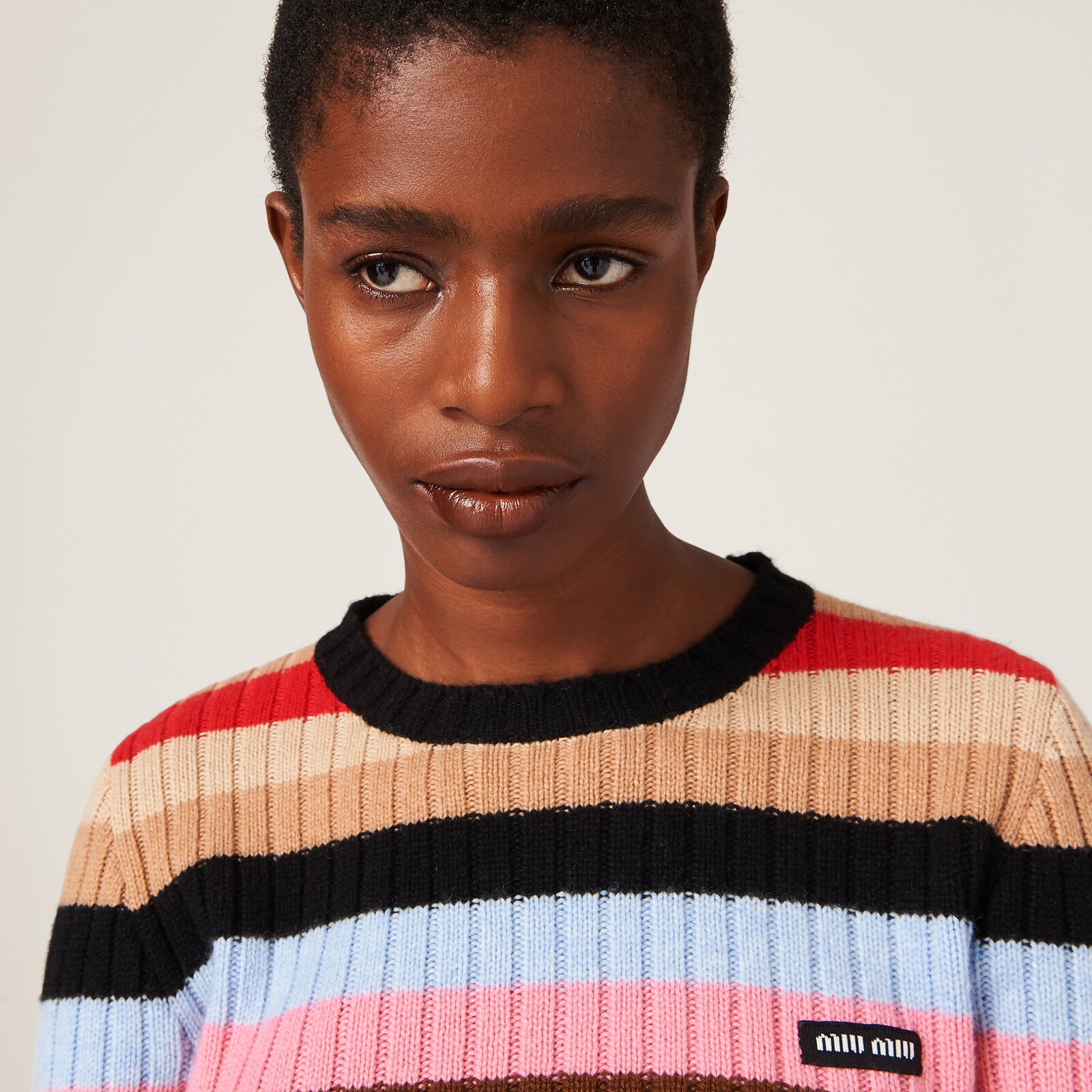 Miu Miu “Luna Cashmere Knit Tee main image 0