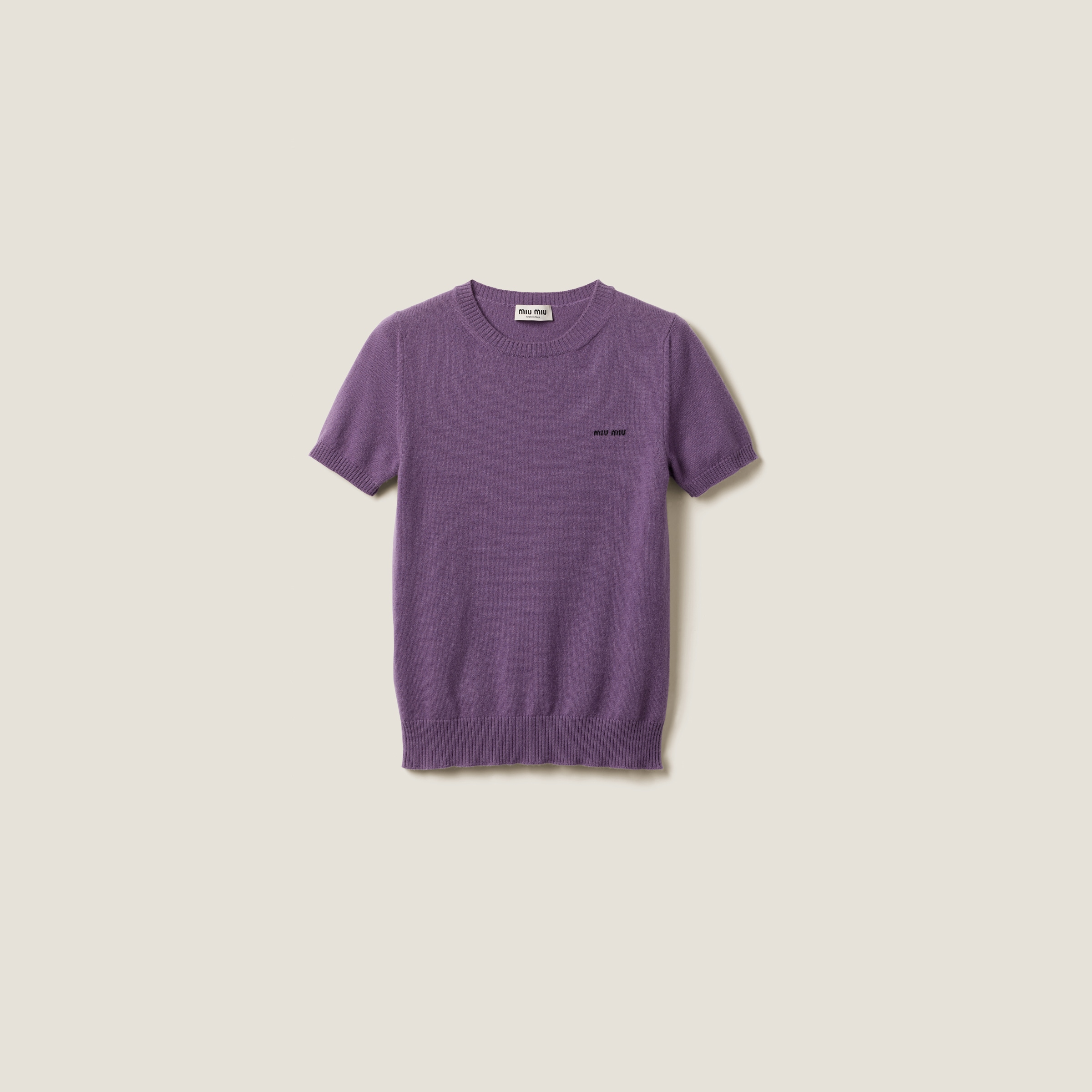 Mauve Cashmere Sweater | Miu Miu