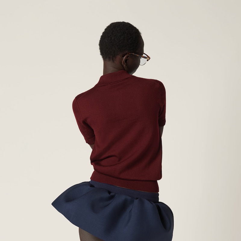 Polo de punto de lana