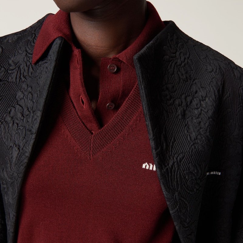 Polo de punto de lana