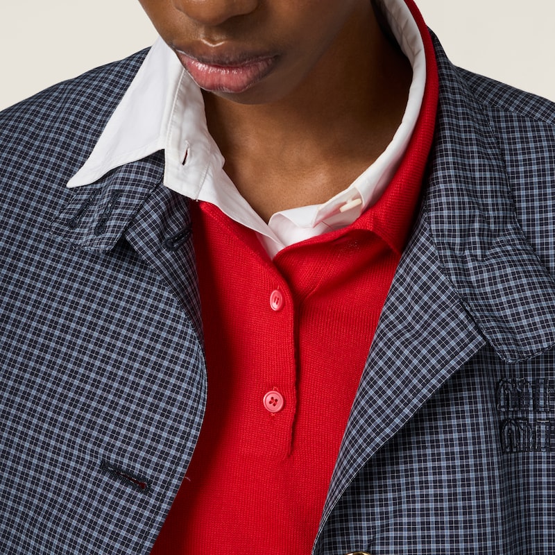 울 니트 폴로 셔츠